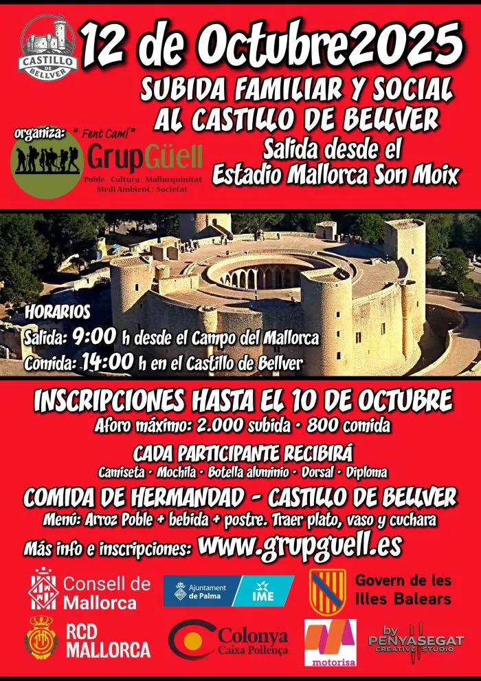 Subida familiar a El Castillo de Bellver